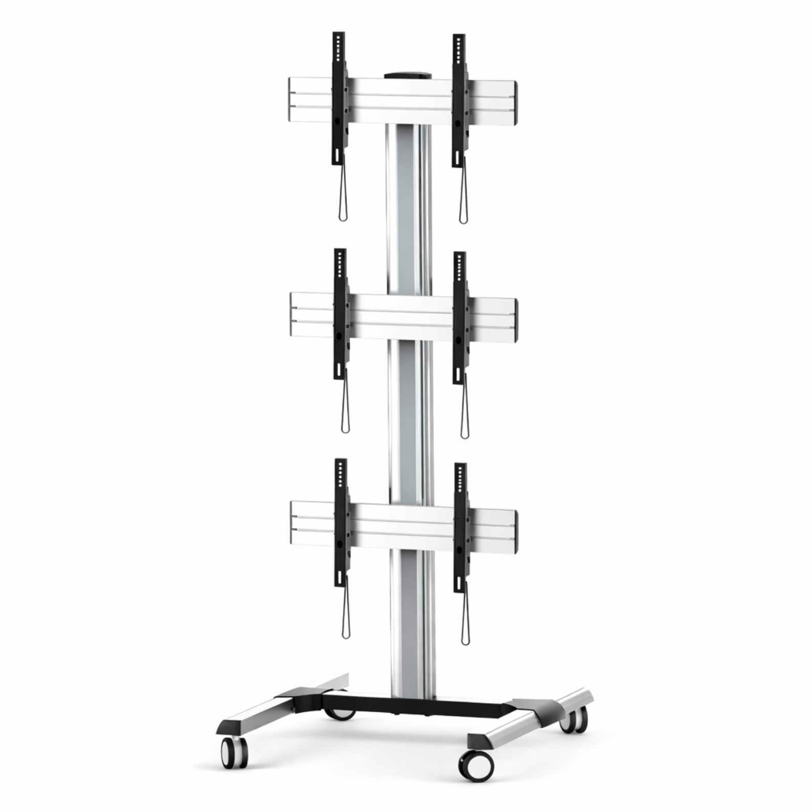 Мобильная стойка Brateck LVS01-346FW на 3xLCD_